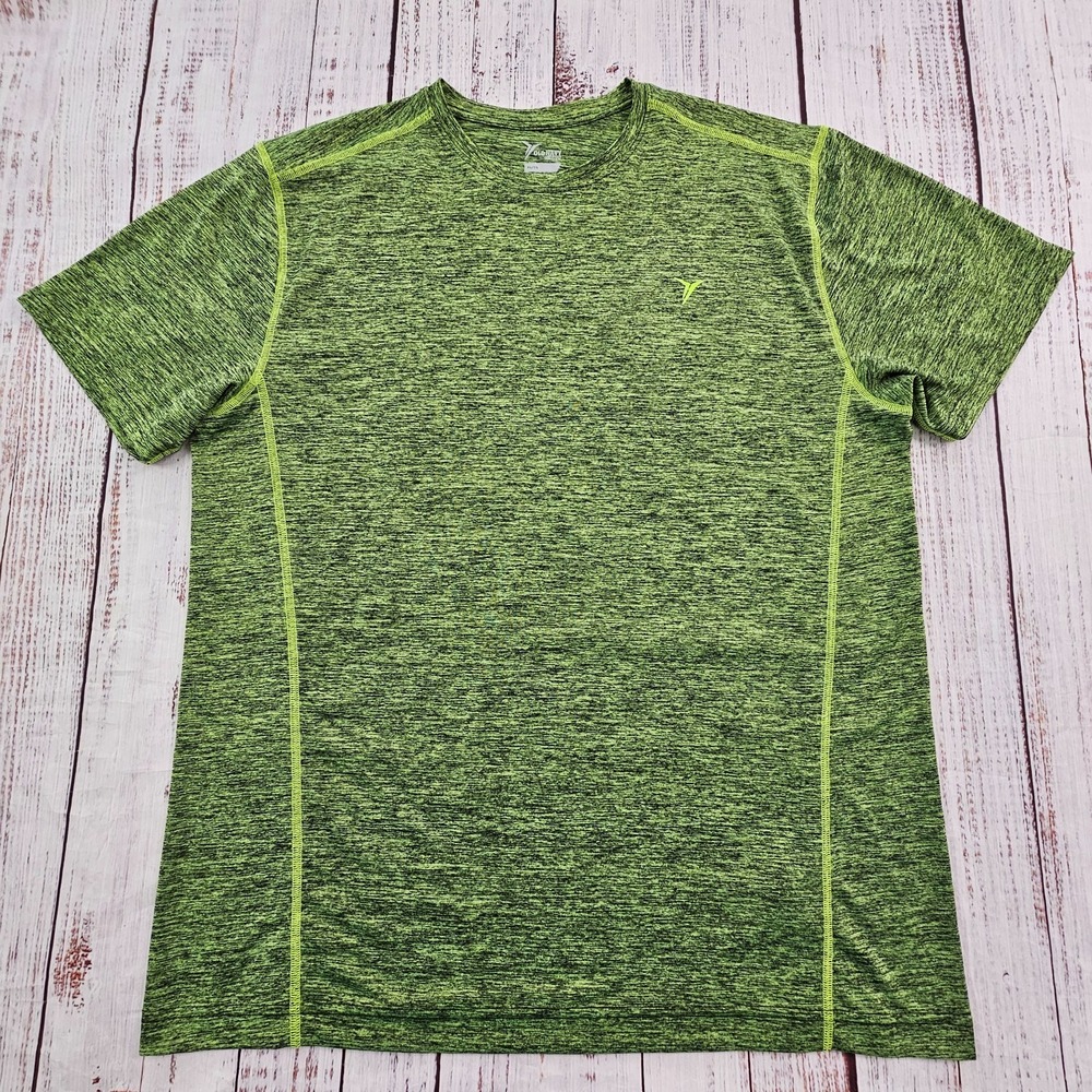 Old Navy Active Green Short Sleeve‎ Polyester Performance T-Shirt Men's XL